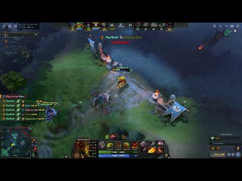 Dota 2 Bristleback Rampage กูเเค่จะเดินผ่านเฉยๆ