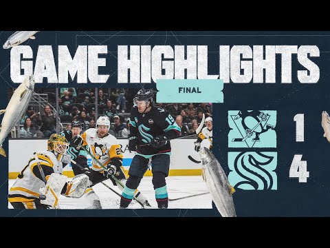 Seattle Kraken vs. Pittsburgh Penguins | 01/25 Game Highlights