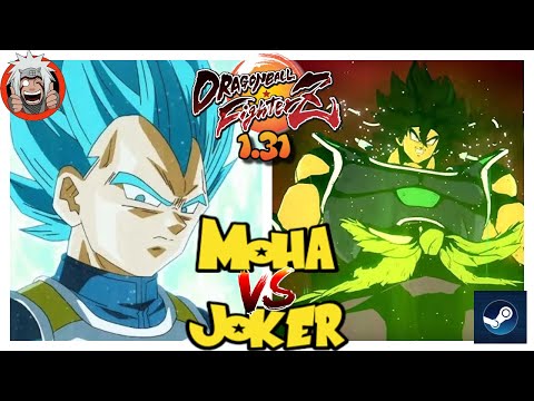 DBFZ Moha vs Joker (Videl, VegetaSSB, Goku) Vs (BrolyDBS, A16, Beerus
