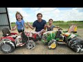 Our kids tractors are SUPER dirty | Washing kids tractors