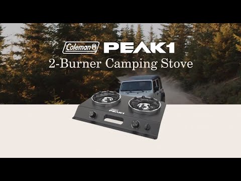Coleman PEAK1™ 2-Burner Camping Stove with Portable Design
