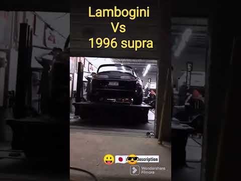 modern car vs  old supra backfire 🔥