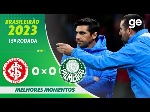 Gols e lances de Internacional x Palmeiras