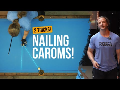 2 TRICKS for Making Carom Shots in Pool 90%+