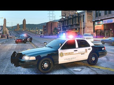 GTA 5 MODS LSPDFR 965  - LASD GANG UNIT PATROL!!! (GTA 5 REAL LIFE PC MOD)