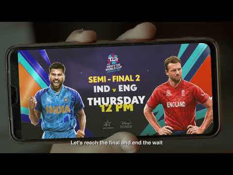 ICC Men's T20 World Cup 2022: Semi-Final 2 | IND v ENG