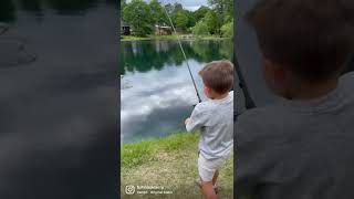 Easiest fishing lure for kids.