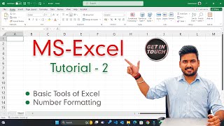 Excel - Tutorial 2 || Number Formatting in Excel || Font || Paragraph || Learn Microsoft Excel ||