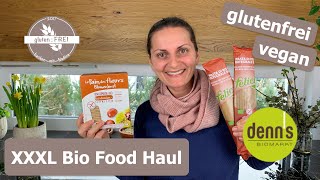 XXXL Bio Food Haul | glutenfrei und vegan in denn's Biomarkt (+Tipps) | glutenfrei backen mit Nadine