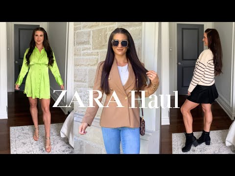 ZARA FALL 2022 HAUL + TRY ON | Abi Roman