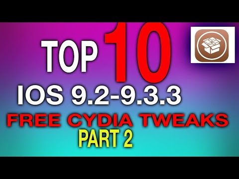 TOP Cydia TWEAKS Part 2 Compactible With iOS 9.2 -9.3.3 Jailbreak