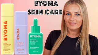BYOMA Skincare: Sensitive Retinol Oil, Moisturizing Rich Cream, Jelly Cleanser