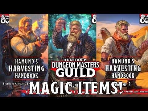 DM's Guild Review:  Hamund's Harvesting Handbook Vol 1-3! | Nerd Immersion