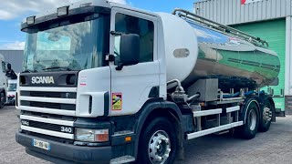Scania G 114 - 340 FOOD TANK RETARDER, HYDRAULIC, PTO tanker truck | Image 4 - Autoline