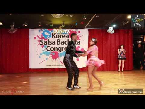 Beto & Bety couple salsa 2017 Korea salsa & Bachata congress Farewell Party@Bonita