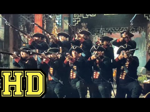 Pirates of the Caribbean 3 - Soldiers Fires On Pirates And The Cart Explodes
