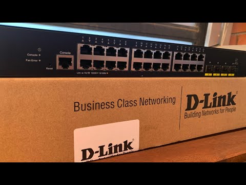 D-Link DGS-1250-28X 28 Port Smart Managed Gigabit Layer 2 Switch with 4 Ports 10G SFP+ Ports
