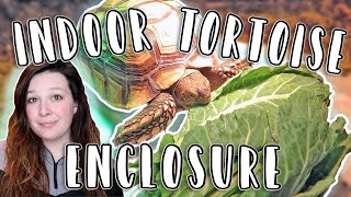 Quick and Easy Indoor Sulcata Enclosure // Tortoise Winter Housing