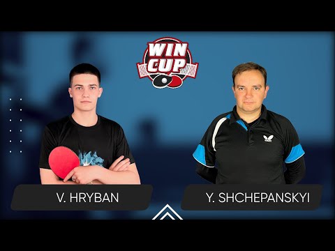 19:30 Vadym Hryban -  Yurii Shchepanskyi  West 5 WIN CUP 09.11.2023 | TABLE TENNIS WINCUP