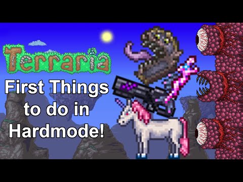 Top 3 Things to do When You Enter Hardmode! Terraria