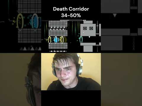 Death Corridor by: ME! 34-50% Geometry Dash 2.11 #shorts