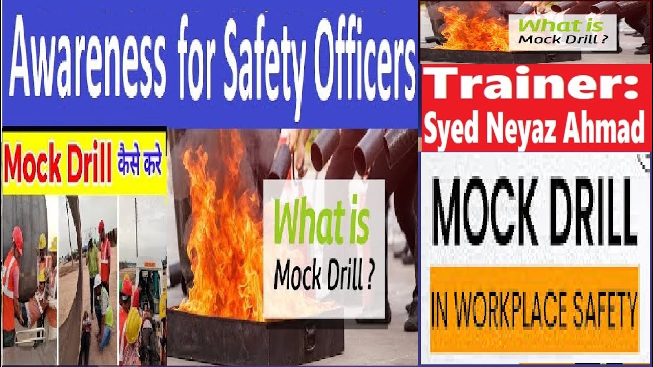 Mock Drill Awareness Training. Emergency Exercise Knowledge. #mockdrill