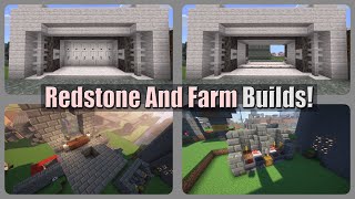 5 Simple Redstone and Farm Builds You Can Make in Minecraft! | kailefra