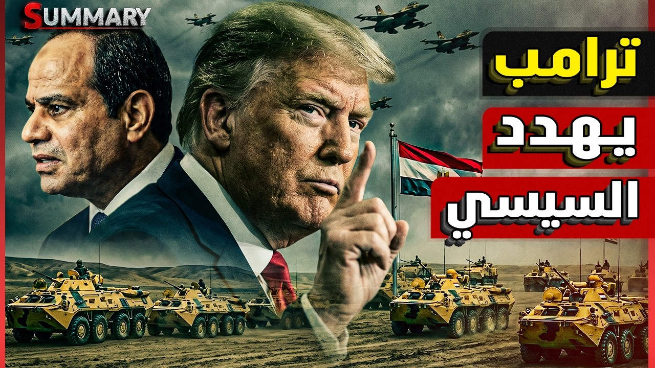 ترامب يهدد السيسي بقطع العلاقات وفرض عقوبات.. ونتنياهو في ذعر من تحركات مصر و?