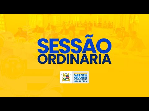 [21/11/2025]  SESSÃO ORDINÁRIA AO VIVO NA CÂMARA MUNICIPAL DE VARGEM GRANDE MA!