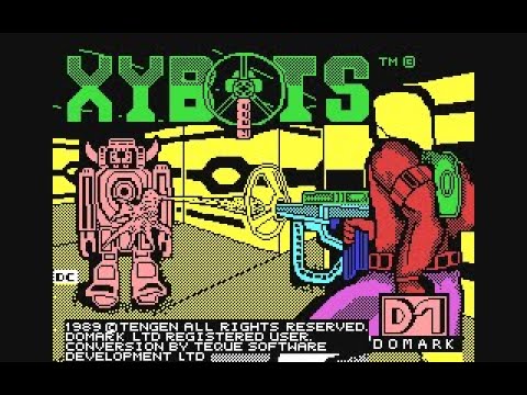 Xybots Review for the Commodore 64 by John Gage