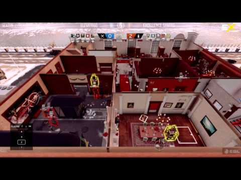 eX Vs Elevate Rainbow Six Pro League Map #2 Kafe