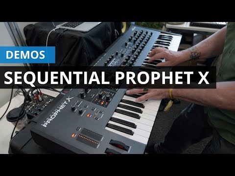 Sequential Prophet X: demo de sonido