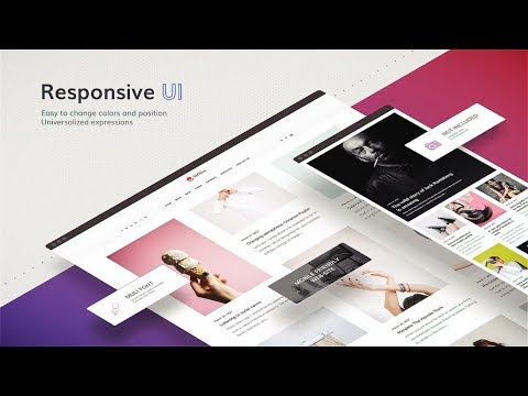 Website Template Presentation Video Promotion - After Effects Template