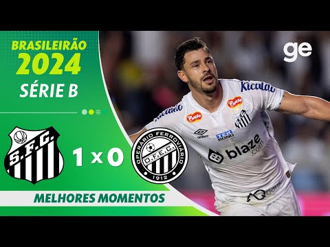 Gols e lances de Santos x Operário
