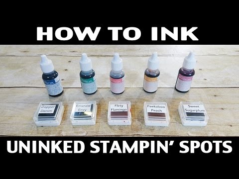Stamping Jill - How To Ink Stampin' Spots