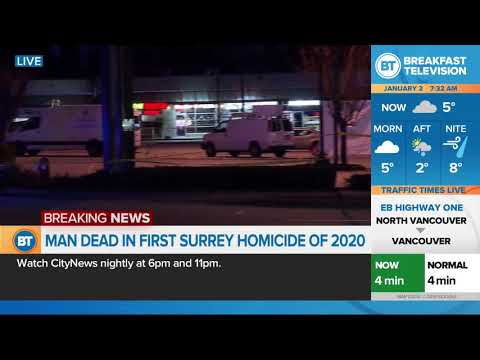 Man dead in Surrey's first homicide of 2020 Video