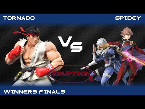 Eruption 8 Smash 4 - Tornado(Ryu) vs Spidey(Sheik/Corrin) - Winners Finals