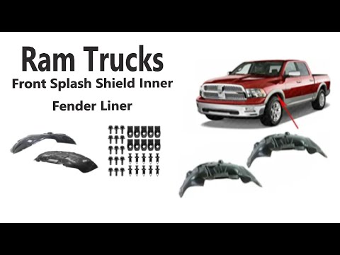 Ram Front Fender Liner Splash Guard Install | OEM vs Aftermarket