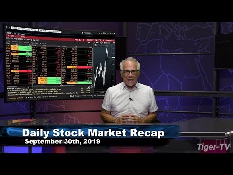 September 30th, 2019 - Daily Stock Market Recap with Tom O'Brien