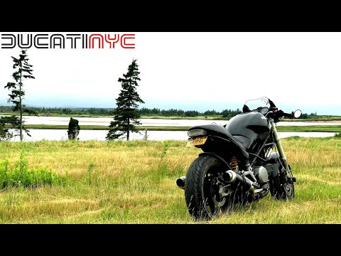 Catskill TT Run #2 - magical secret Ducati spot by a river - 👀😯words RAW and RIDE in the title v1265