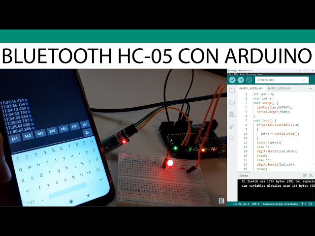 Vídeo relacionado con 3 unidades Bluetooth HC Módulo 05 Transceptor RF Wireless TTL Serie Compatible con Arduino y Raspberry Pi