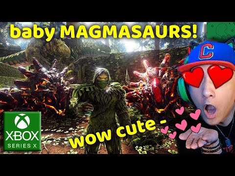 Baby Magmasaurs 🔥 Cute but Deadly ~ ARK: Survival Evolved S6 Ep31