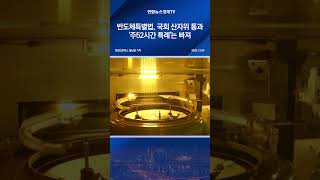 반도체특별법, 국회 산자위 통과…'주52시간 특례'는 빠져