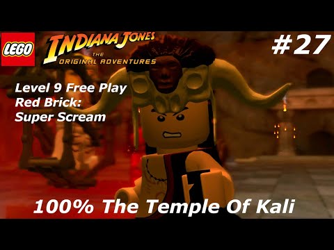 Lego Indiana Jones 100% Walkthrough Part 27 No Commentary 100% The Temple Of Kali