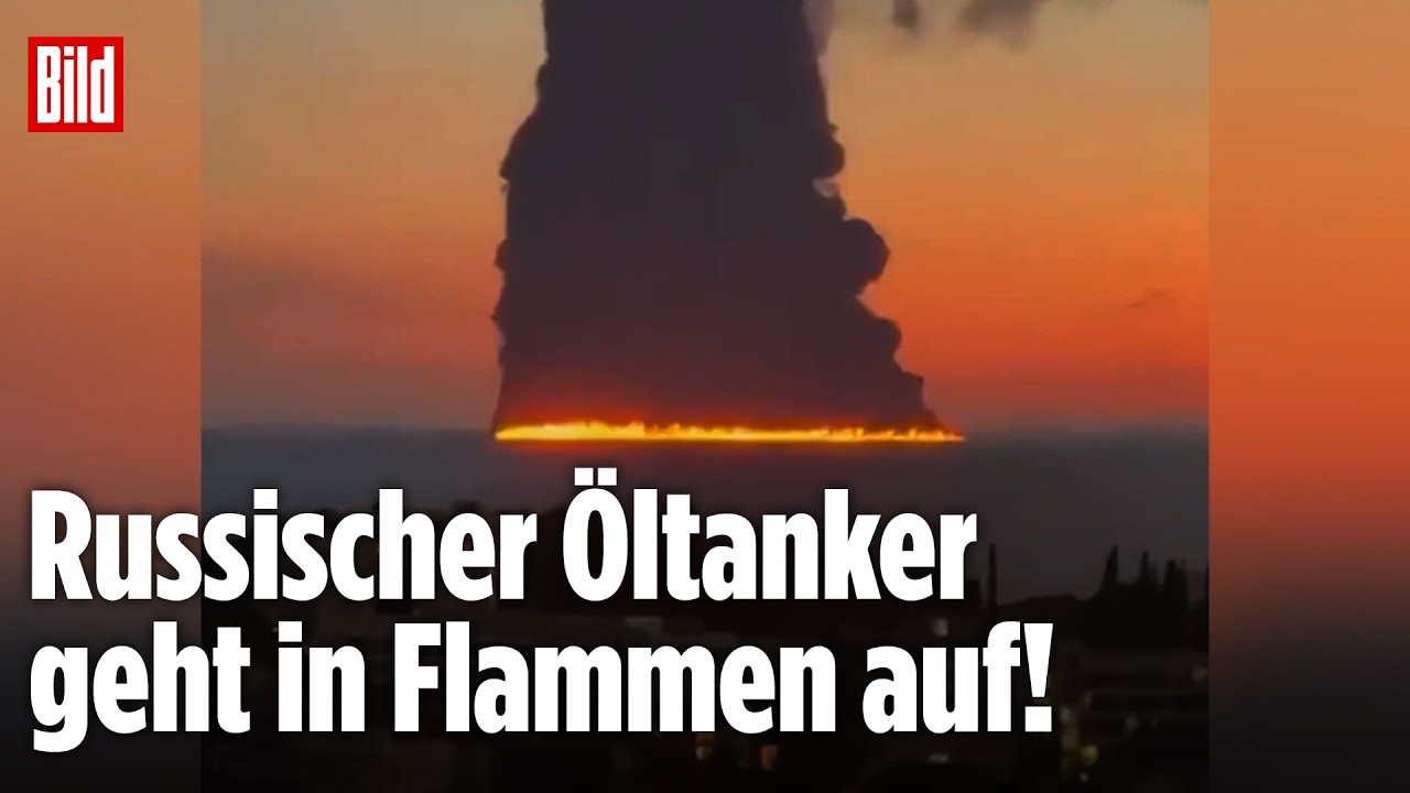UKRAINE-ANGRIFF vor Sotschi: Drohne trifft Russen-Öltanker im Schwarzen Meer