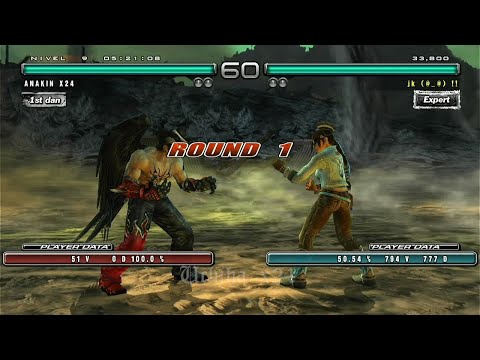 59_3 Devil Jin vs Julia Chan Ryona - Tekken 5 Dark Resurrection PS3 HD 2022 ( Uchiha x24 )