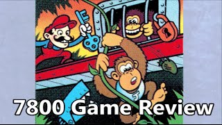 Donkey Kong Junior Atari 7800 Review - The No Swear Gamer Ep 210