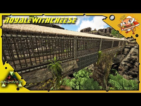 Ragnarok Castle Workshop And Bridge Build - ARK: RAGNAROK [DLC GAMEPLAY E58]