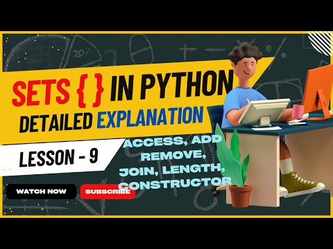 Sets In Python Python For Beginner Add Remove Join Access Sets Items Python Tutorial