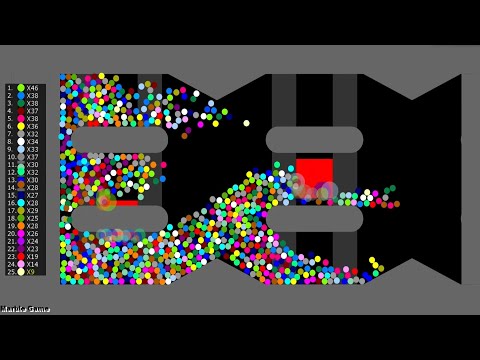Survival Proliferation 88 - Marble Race in Algodoo